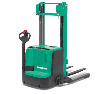 Product selection image of Mitsubishi heavy-duty walkie stacker