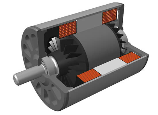 Fewer motors to maintain