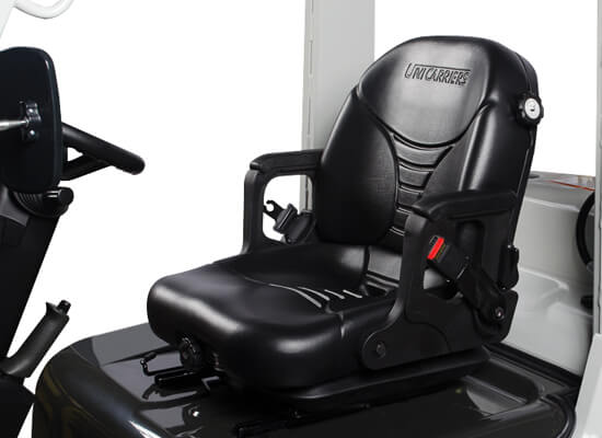 Our seat supports your driver and your productivity